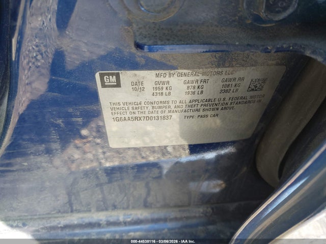 2013 CADILLAC ATS 1G6AA5RX7D0131837 Photo 8