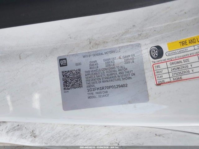 2023 CHEVROLET CAMARO 1G1FH1R70P0129402 Photo 8