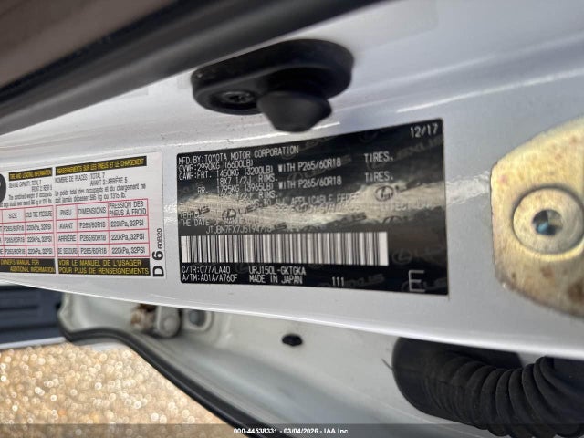 2018 LEXUS GX 460 JTJBM7FX7J5194778 Photo 8