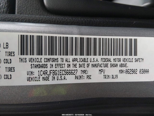 Jeep Grand Cherokee Limited 2014 1C4RJFBG1EC566627 Image 9