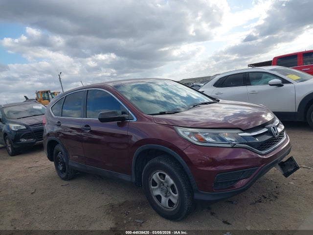 44538420 :رقم المزاد ، 2HKRM3H33FH553104 vin ، 2015 Honda Cr-v Lx مزاد بيع