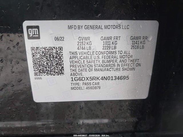 2022 CADILLAC CT5 1G6DX5RK4N0134695 Photo 8