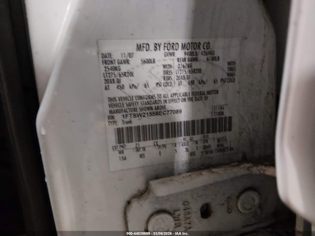 2008 FORD F-250 1FTSW21558EC77089 Photo 8