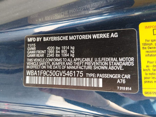 2016 BMW 228I WBA1F9C50GV546175 Photo 8