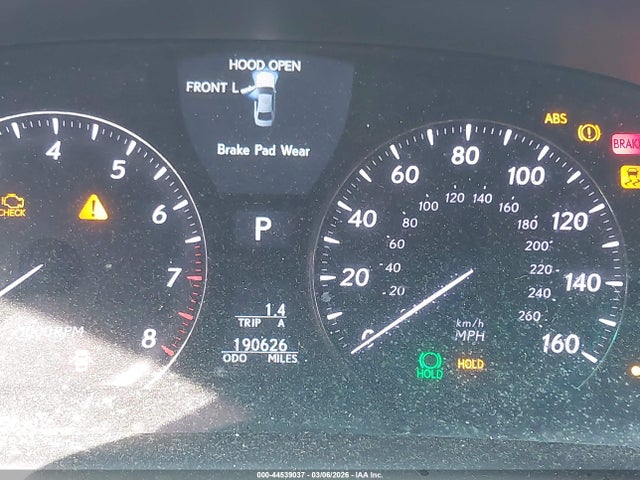 2011 LEXUS LS 460 JTHBL5EF4B5106448 Photo 6