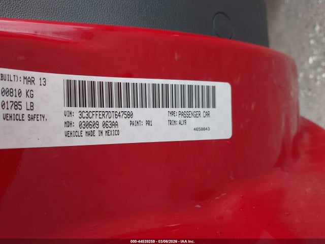 2013 FIAT 500C 3C3CFFER7DT647580 Photo 8