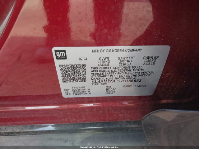 2024 BUICK ENCORE GX KL4AMDSL1RB186652 Photo 8