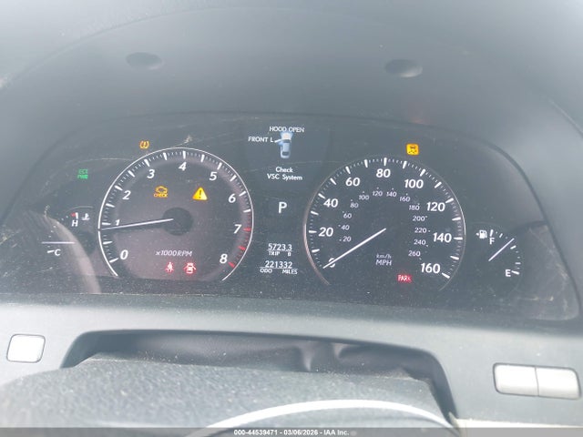 Aukcja sprzedaży 2008 Lexus Ls 460, vin: JTHBL46F285054478, numer aukcji: 44539471