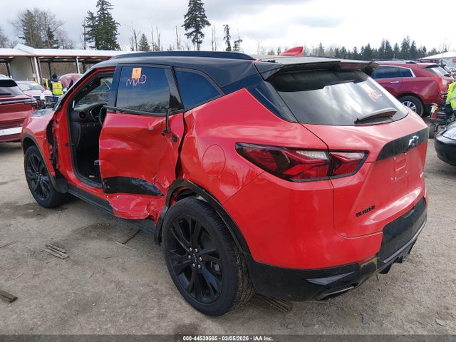 2020 Chevrolet Blazer Fwd Rs მანქანა იყიდება აუქციონზე, vin: 3GNKBERSXLS693295, აუქციონის ნომერი: 44539565