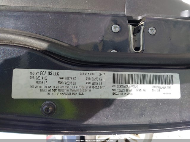 2018 CHRYSLER 300 2C3CCAAG6JH222825 Photo 8