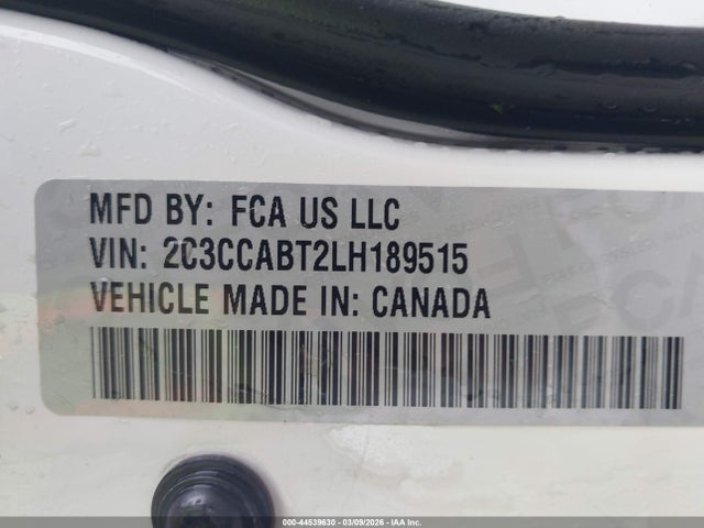 2020 Chrysler 300 300s მანქანა იყიდება აუქციონზე, vin: 2C3CCABT2LH189515, აუქციონის ნომერი: 44539630