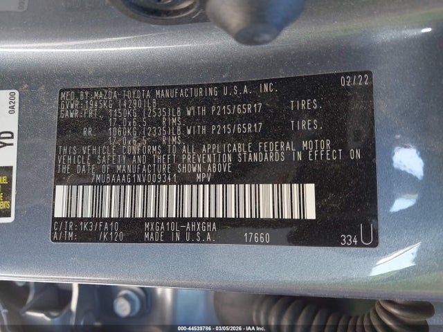 Toyota Corolla Cross Le 2022 7MUBAAAG1NV009341 Image 9