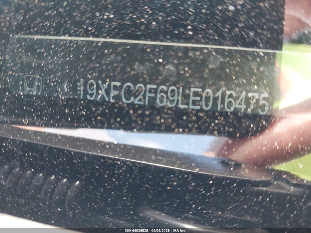 2020 Honda Civic Lx მანქანა იყიდება აუქციონზე, vin: 19XFC2F69LE016475, აუქციონის ნომერი: 44539825