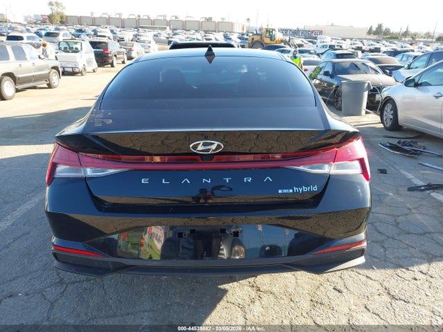 2022 Hyundai Elantra Hybrid Blue მანქანა იყიდება აუქციონზე, vin: KMHLM4AJ7NU031290, აუქციონის ნომერი: 44539882