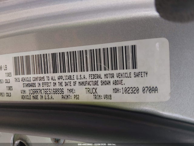1C6RR7KT6ES168936 RAM 1500 Express