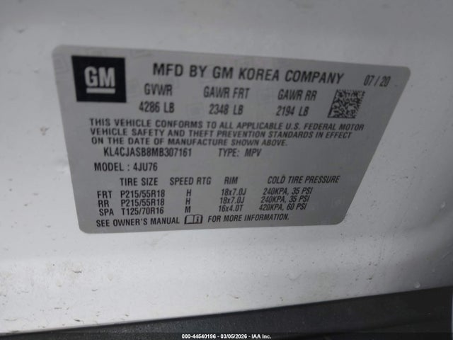 2021 BUICK ENCORE KL4CJASB8MB307161 Photo 8