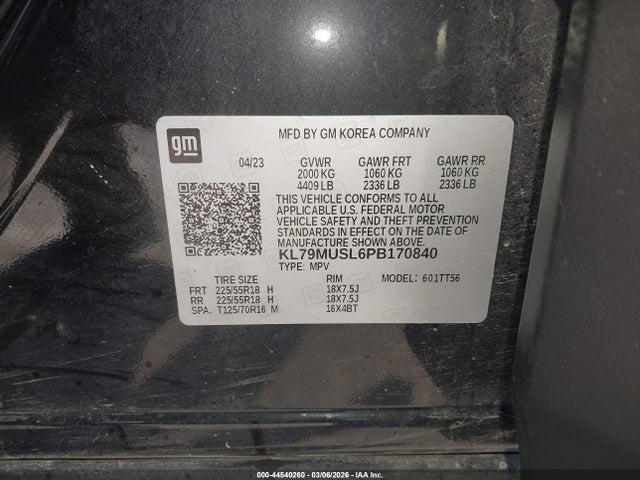 2023 CHEVROLET TRAILBLAZER KL79MUSL6PB170840 Photo 8