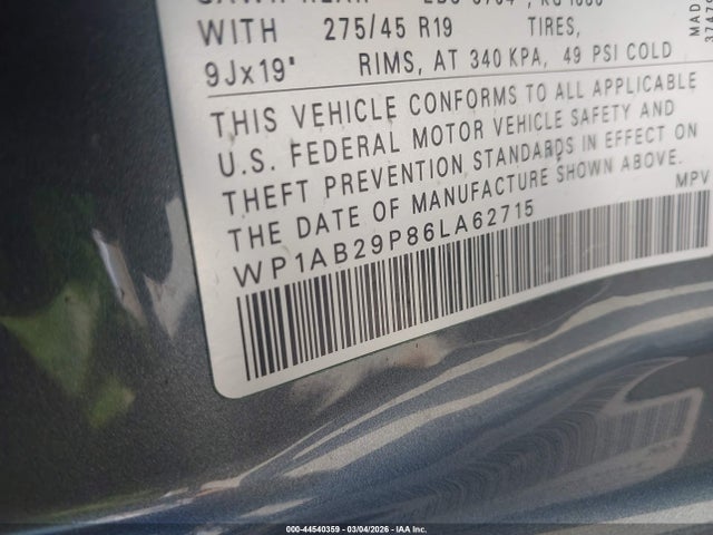2006 PORSCHE CAYENNE WP1AB29P86LA62715 Photo 8