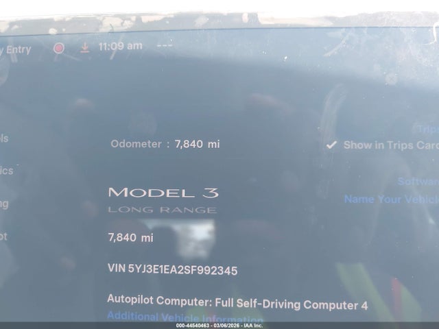 2025 TESLA MODEL 3 5YJ3E1EA2SF992345 Photo 6