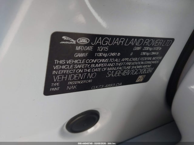 2016 JAGUAR XF SAJBE4BV1GCY06384 Photo 8