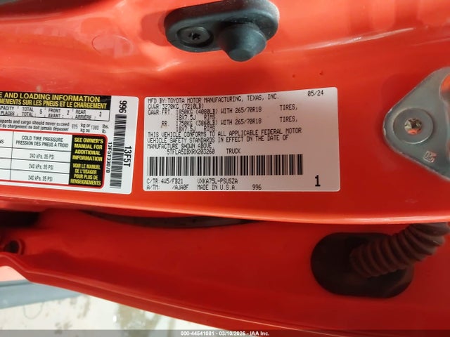 2024 TOYOTA TUNDRA 5TFLA5DBXRX203260 Photo 8