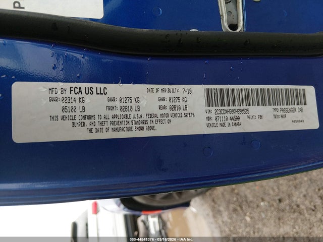Продаж на аукціоні авто 2019 Dodge Charger Gt Rwd, vin: 2C3CDXHG0KH690525, номер лоту: 44541376