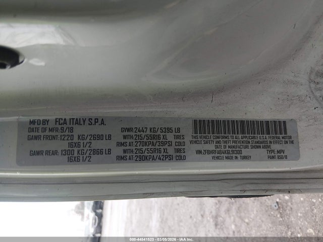 2019 RAM PROMASTER CITY ZFBHRFAB4K6L91300 Photo 8