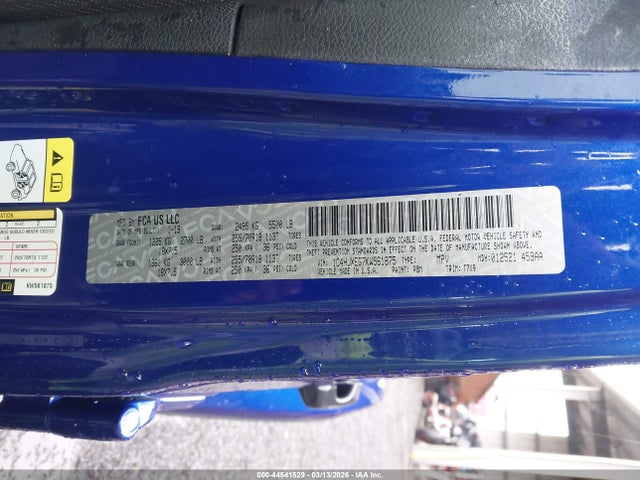 1C4HJXEG7KW561875 Jeep Wrangler Unlimited Sahara 4x4