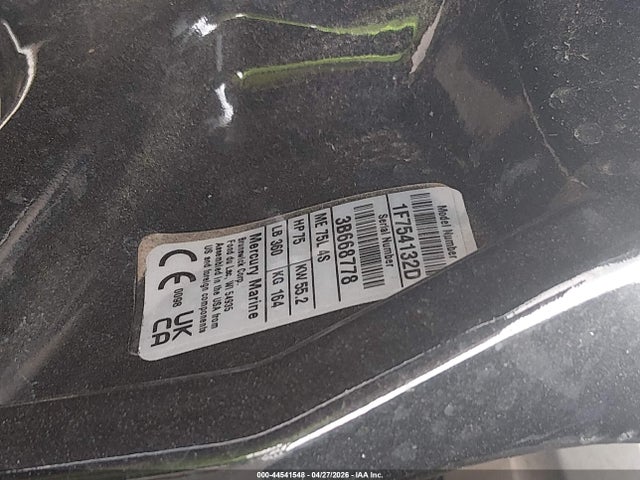 Продаж на аукціоні авто 2025 Tracker Other, vin: BUJ50752J425, номер лоту: 44541548