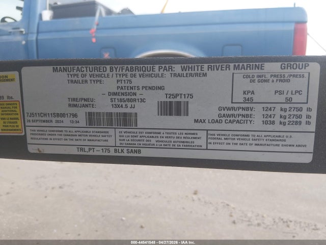 Продаж на аукціоні авто 2025 Tracker Other, vin: BUJ50752J425, номер лоту: 44541548