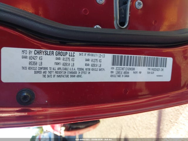 Chrysler 300 300s 2014 2C3CCABT1EH200300 Image 9