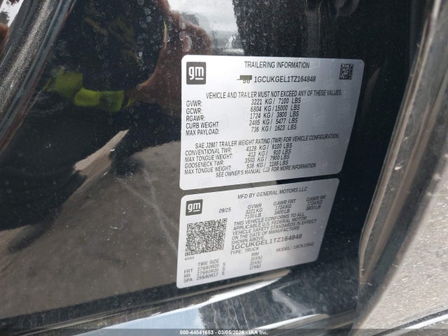 1GCUKGEL1TZ164848 Chevrolet Silverado 1500 4wd Short Bed Ltz