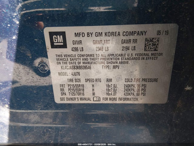 2019 BUICK ENCORE KL4CJASB3KB939546 Photo 8