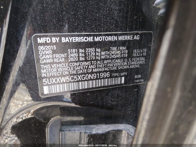 2016 BMW X4 5UXXW5C5XG0N91996 Photo 8