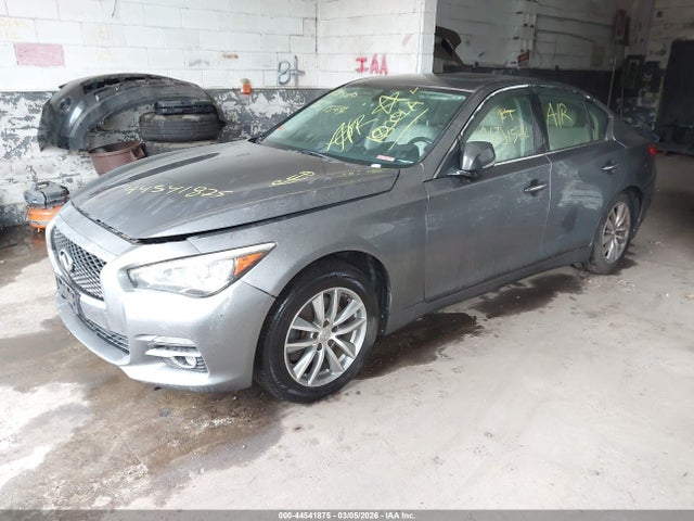 2014 Infiniti Q50 Premium მანქანა იყიდება აუქციონზე, vin: JN1BV7ARXEM695607, აუქციონის ნომერი: 44541875