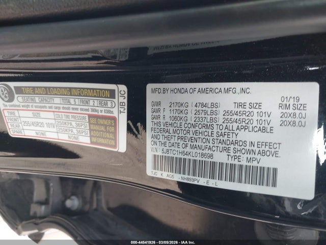 2019 ACURA RDX 5J8TC1H64KL018698 Photo 8