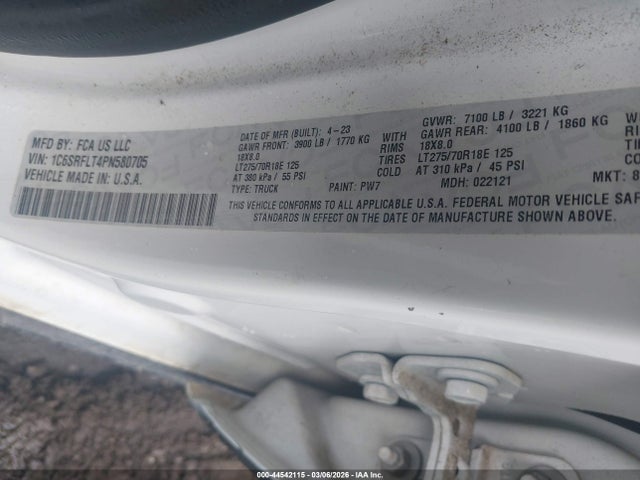 2023 RAM 1500 1C6SRFLT4PN580705 Photo 8