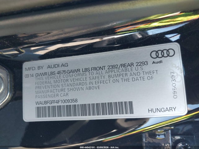 2015 AUDI A3 WAUBFGFF4F1009358 Photo 8