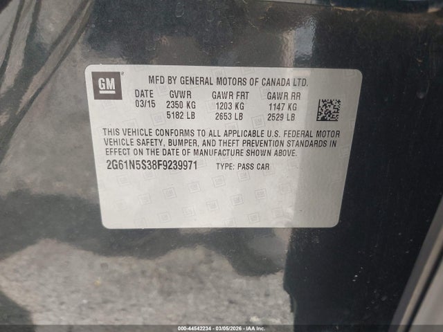 2015 CADILLAC XTS 2G61N5S38F9239971 Photo 8