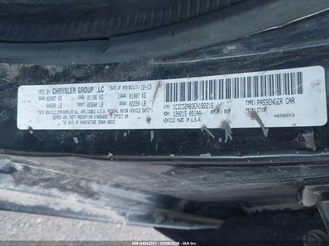 Dodge AVENGER SE 2014 1C3CDZAB3EN182216 Image 9