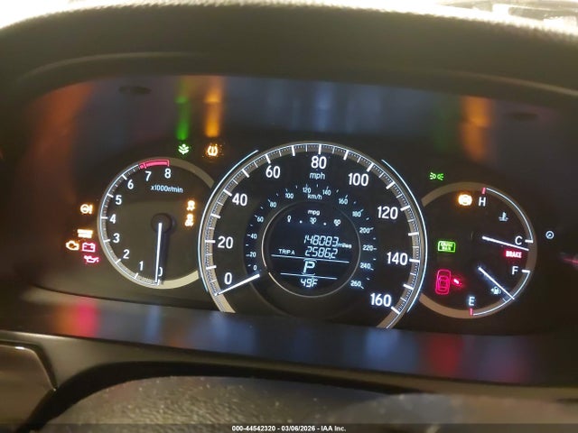 44542320 :رقم المزاد ، 1HGCR2F86GA212130 vin ، 2016 Honda Accord Ex-l مزاد بيع
