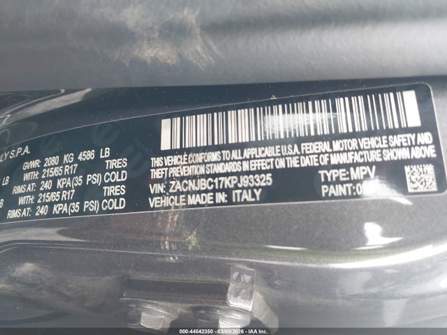 2019 JEEP RENEGADE ZACNJBC17KPJ93325 Photo 8