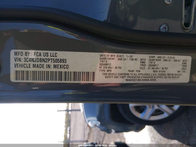 Jeep Compass Latitude 4x4 2023 3C4NJDBN2PT505893 Image 9