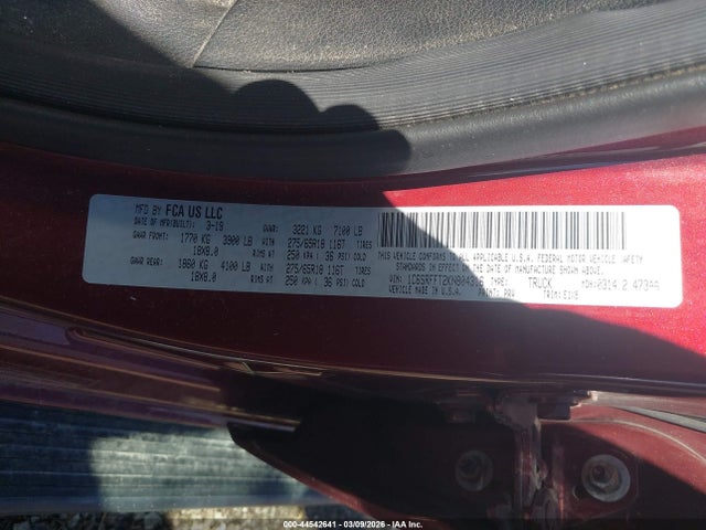 2019 RAM 1500 1C6SRFFT2KN804316 Photo 8