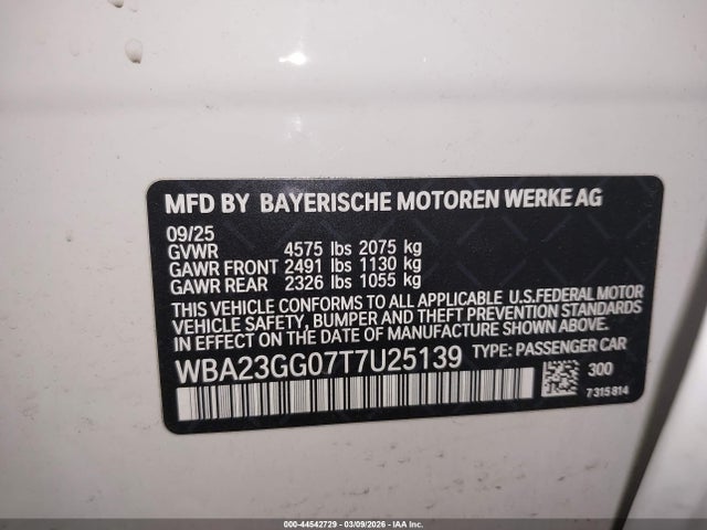Aukcja sprzedaży 2026 Bmw 228 Gran Coupe Xdrive, vin: WBA23GG07T7U25139, numer aukcji: 44542729