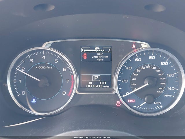 44542765 :رقم المزاد ، JF2GPAKC9GH309714 vin ، 2016 Subaru Crosstrek 2.0i Limited مزاد بيع