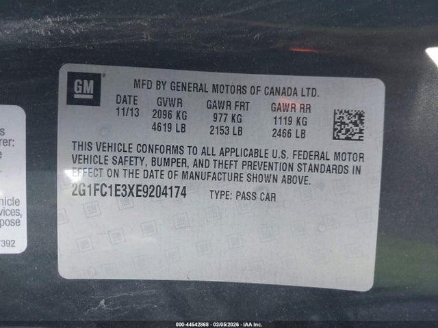 Chevrolet Camaro 2lt 2014 2G1FC1E3XE9204174 Image 9