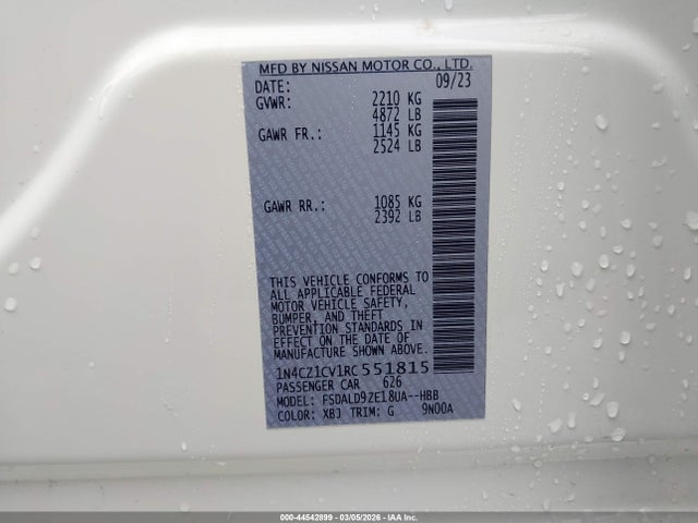 Nissan Leaf Sv Plus 2024 1N4CZ1CV1RC551815 Image 9