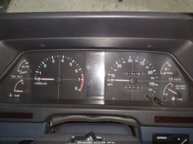 44542965 :رقم المزاد ، JF1AC4226NC210521 vin ، 1992 Subaru Loyale مزاد بيع