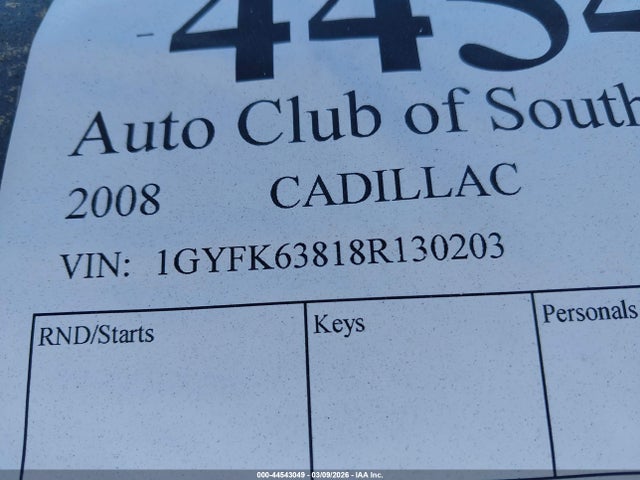 2008 CADILLAC ESCALADE 1GYFK63818R130203 Photo 8